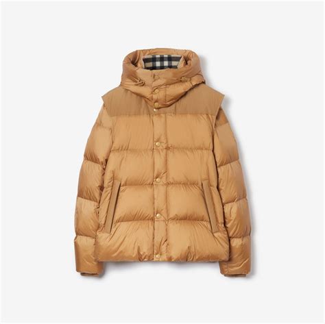 Burberry Detachable Sleeve Nylon Puffer Jacket 